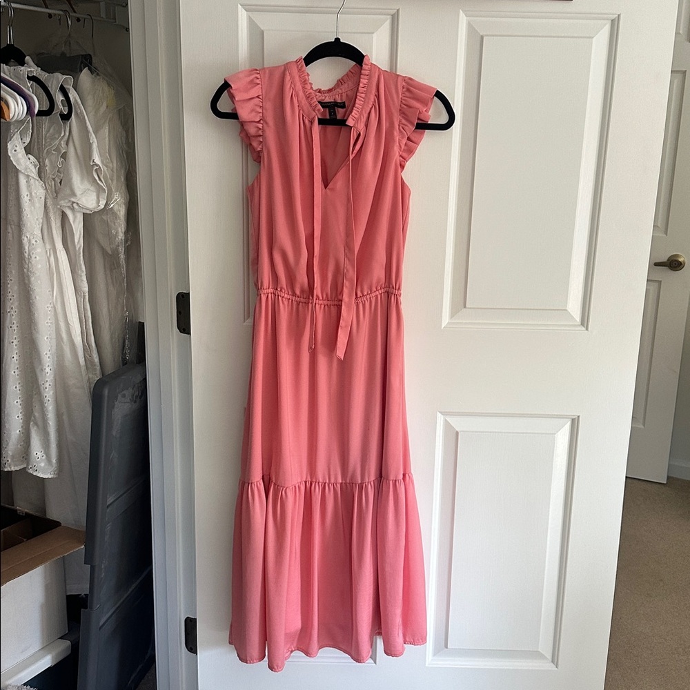 Banana Republic Pink Midi Dress
